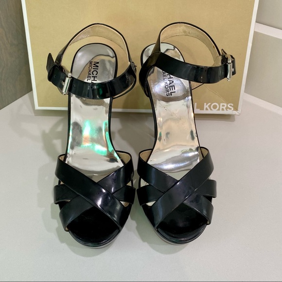 Michael Kors Black Platform Heels - Picture 4 of 8